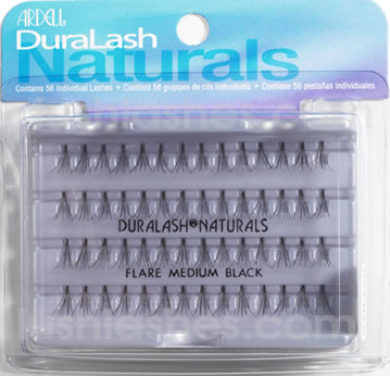 false eyelashes in knotless clusters. Each pack can last for 4 to 7 days.